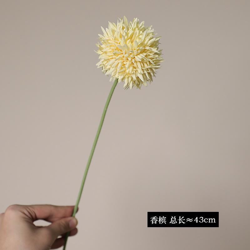 Simulation green plant single branch onion ball creative home wedding floral decoration artificial floral accessories