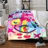 Little Pony (16) Personalized Name Blanket Gift Customizable Blanket Durable Comfort for Picnics Home Decor Nap Office Chair for All Occasions