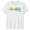 Breathe Womens T-Shirt Self Care Mindfulness Gift For Her