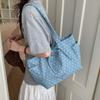 Korean Style Bow Tote Bag Large Capacity Women Handbag Sweet Polka Dot Shoulder Bag  Spicy Girl