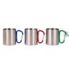 New 300ml Stainless Steel Cup Carabiner Hook Handle Multifunctional Hike Cup Portable Outdoor Camping Mug Camping Travel