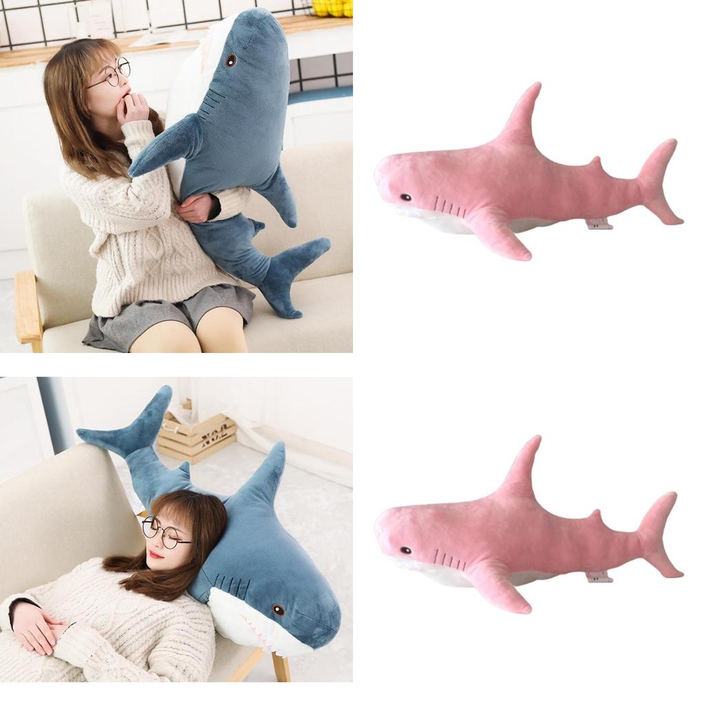 Realistic 3d Shark Stuffed Animal Toy Pillow For Decoration And Kids Gift