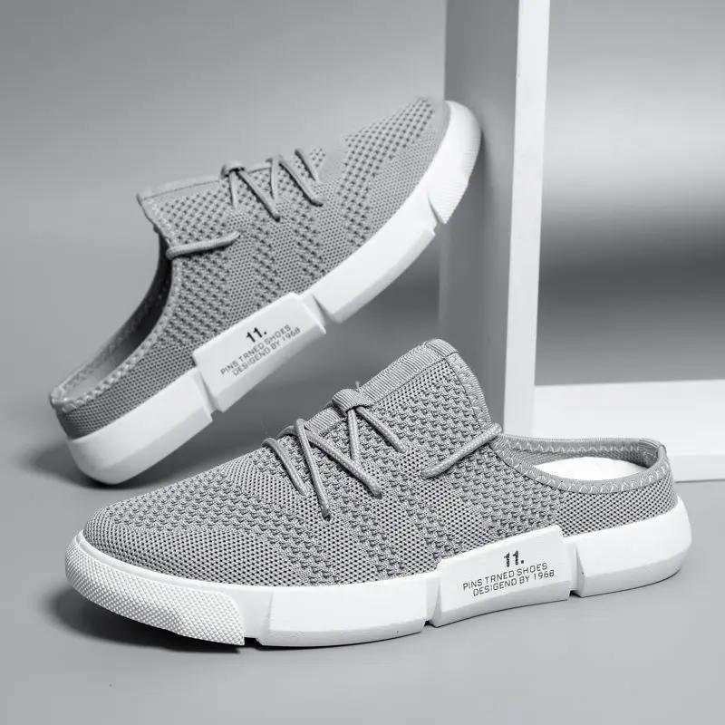 

Mules Half Platform House Indoor Beach Male Slipper Walk Around Home Slides High Quality Fashion Eva Rubber Low Price Men s Shoe 39
