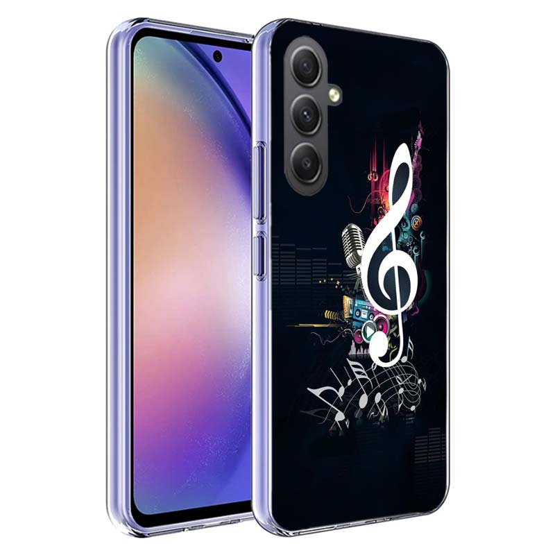 Klaviertasten Musikalische Handyhülle Für Samsung A70 A50S A40 A30 A20E A16 A26 A36 A56 A17 Galaxy Note 20 10 9 8 A71 A51 A41 A31 A21S A