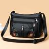 Damska nowa modna torba crossbody, torba na ramię, modna i wszechstronna, kwadratowa torba PU z nadrukiem, duża pojemność