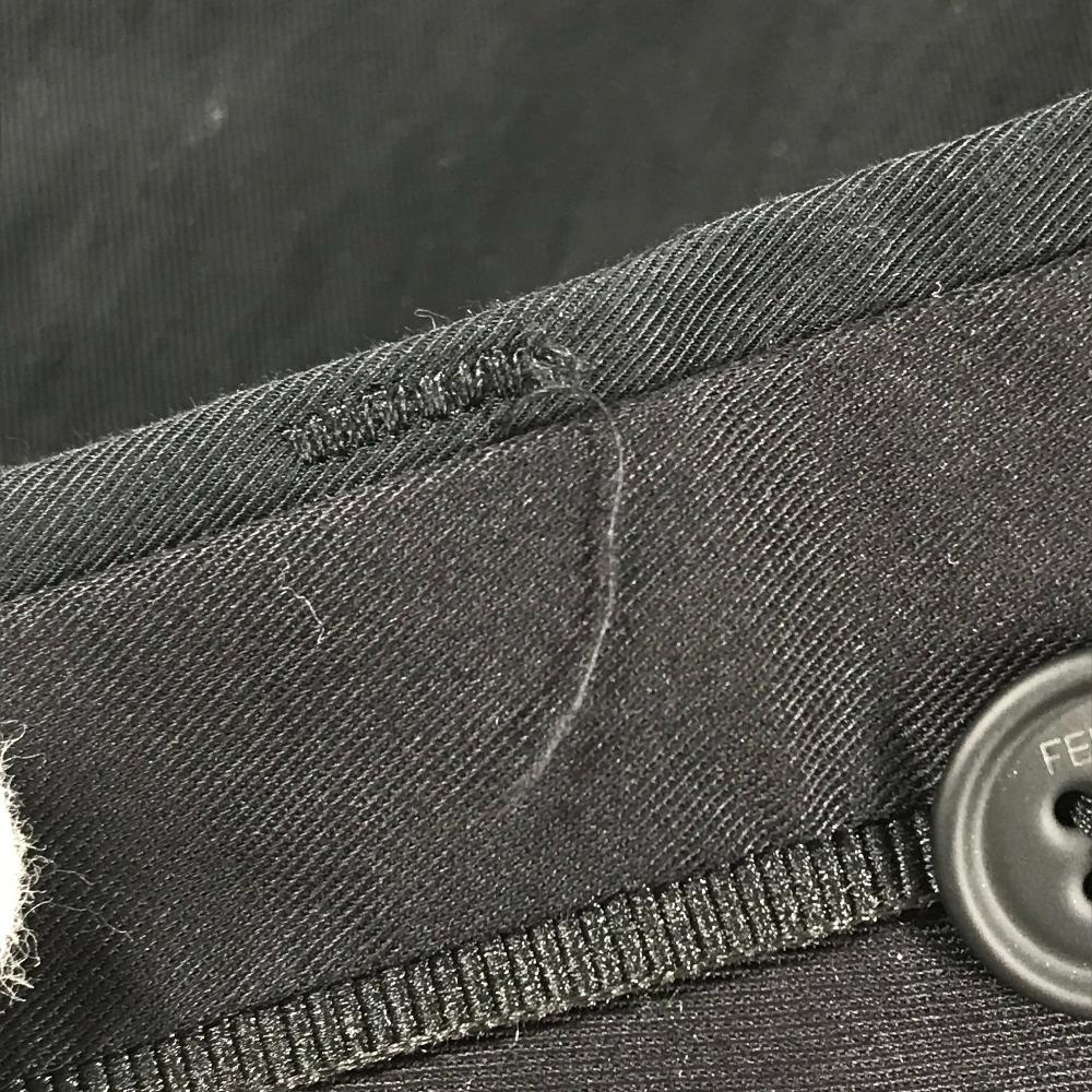 FENDI FB0521 FENDACE logo Pants Shorts Bottoms Apparel Shorts Black