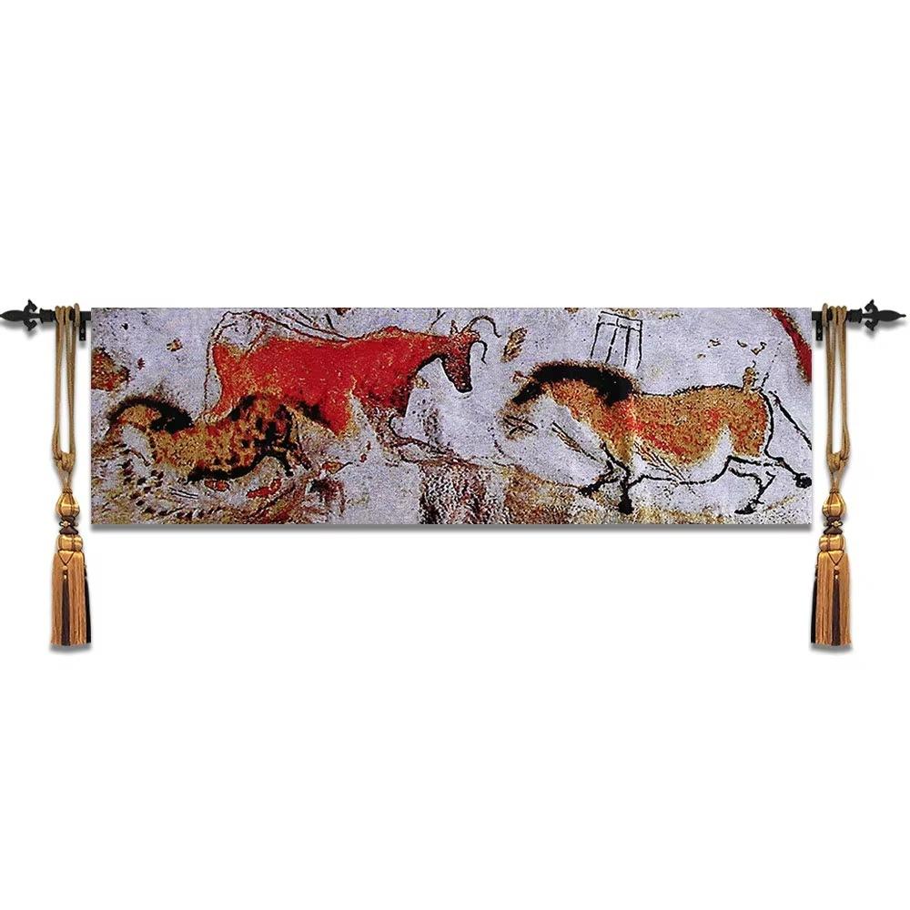 

Bayeux-III Medieval Old World Tapestry Wall Hanging Jacquard Weave Gobelin Home Textile Decoration Aubusson Cotton 100%
