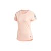 T Shirts Women's Light Pink Crew Neck Moderate DX1975