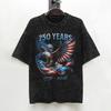 USA 250th Anniversary 17762026 Patriotic Eagle TShirts Men Independence Day 100 Cotton Tees Crew Neck Short Sleeve T Shirt