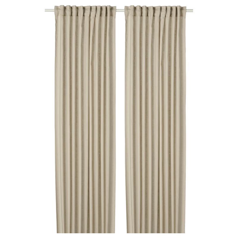 

IKEA Ditag Blackout Curtains with Pleating Tape, 2 Panels