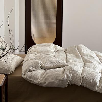 High-quality Super Soft Double Gauze Bedding Set 100% Cotton Breathable Skin-friendly Duvet Cover Set with Sheet Quilt Cover Set