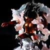 Anime One Piece Figure Model Fourth Gear Luffy Ape King Action Figure Battle Scene Model Pvc Statue Collection Toys Gifts