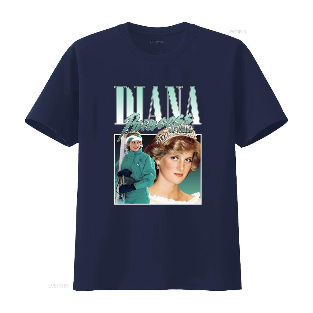 Lady Diana Princess Of Wales 90s Vintage Style T Shirt Top Print Fashion 3986 Vintage Washed Fashion Stylish Soft Streetwear