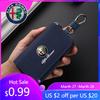 For Alfa Romeo 2026 Hot Sticker Car Key Bag Keychain Storage Box For Alfa Romeo Giulia Stelvio Giulietta 156 159 147 Mito Tonale