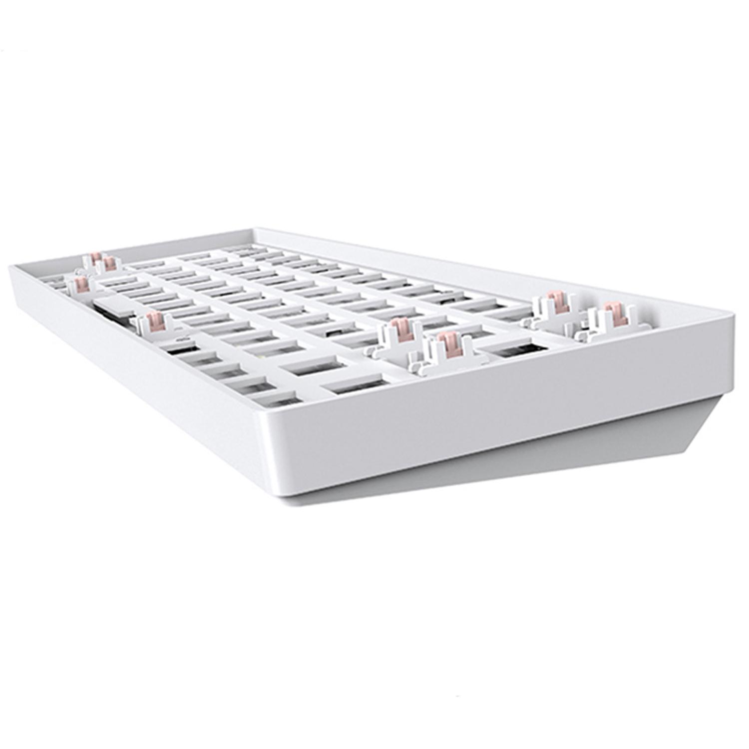 

TESTER 68 Hot Swappable 2.4G Wireless+Bluetooth-compatible Mechanical Keyboard Kit White
