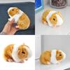 Lifelike Orange Guinea Pig Plush Toy For Children's Collection Gifts