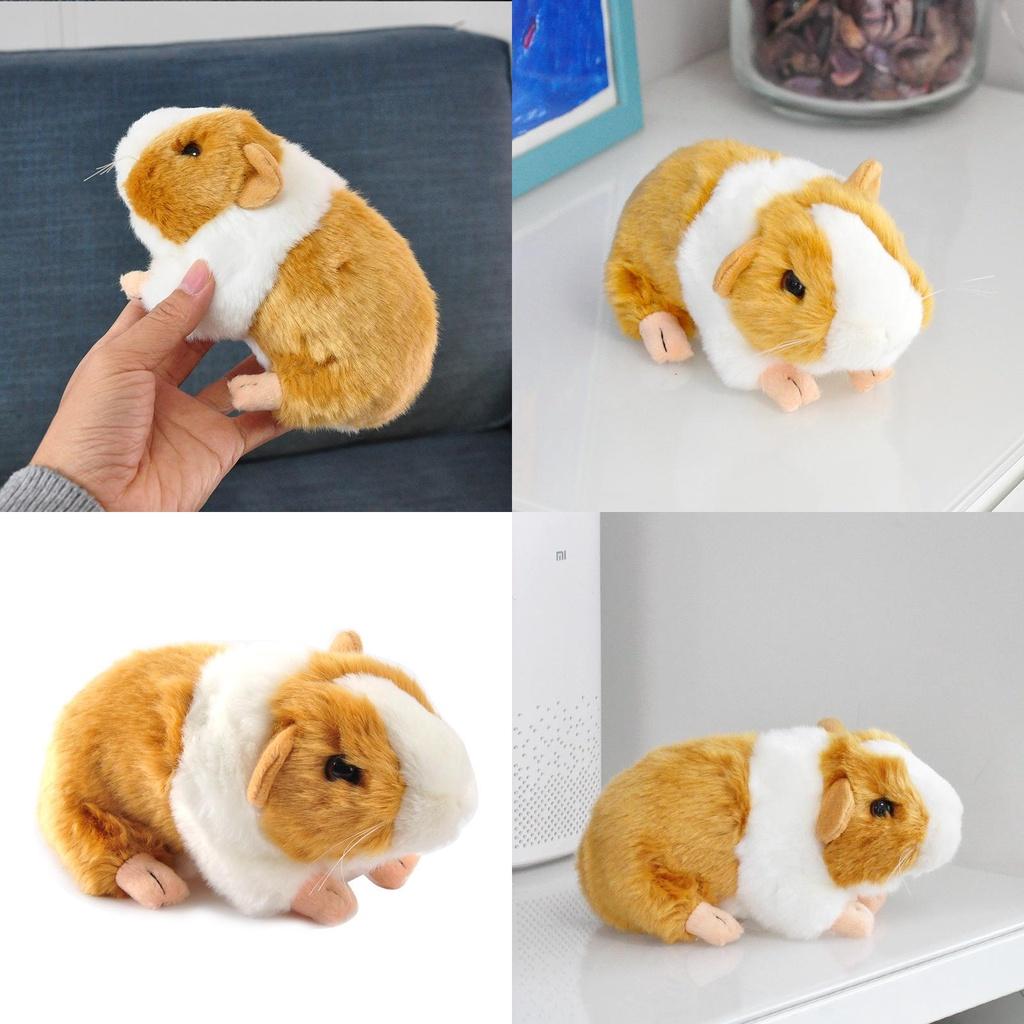 Lifelike Orange Guinea Pig Plush Toy For Children's Collection Gifts