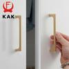 KAK Zinc Alloy Pearl Gray Gold Cabinet Handles Solid Drawer Knobs Kitchen Cupboard Door Pulls Furniture Handle Cabinet Hardware