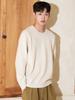 AYIHOLIC CASHMERE Cashmere-Like Round Cable Knit Oatmeal #5 Color