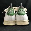 adidas Stan Smith Leather Sneakers 24 US6 White Green Low cut(USED)
