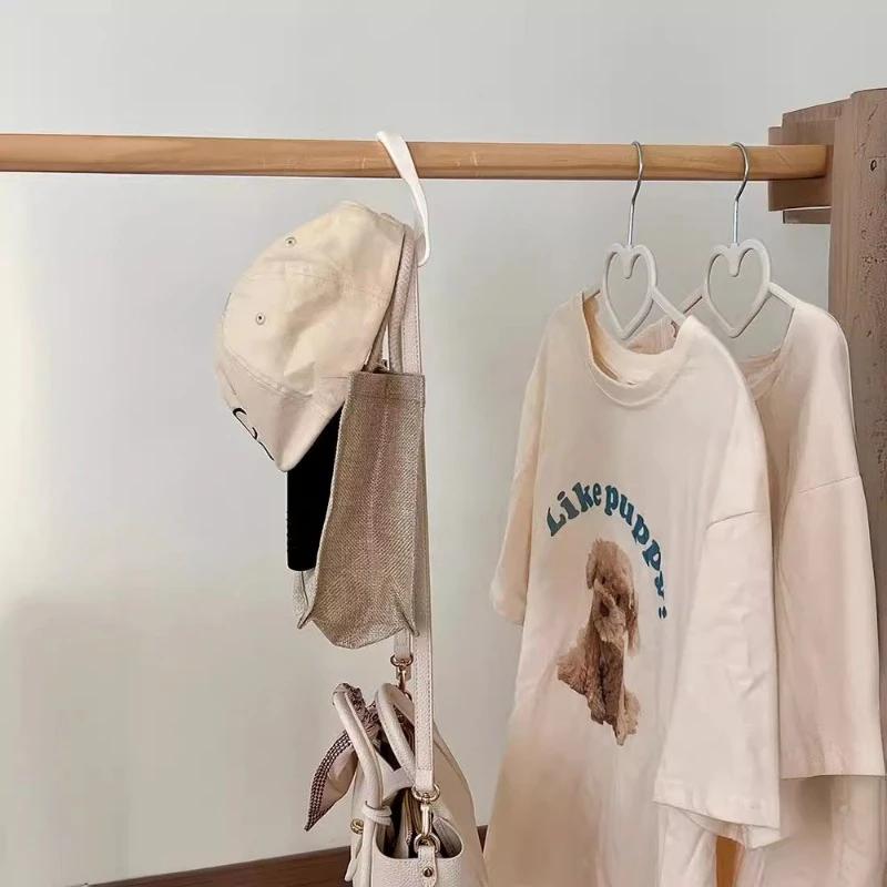 1pcs Widen Multipurpose Hangers Connection Hook Space Saving Hat Silk Scarf Shawls Handbag Hanging Rack Wardrobe Organizer