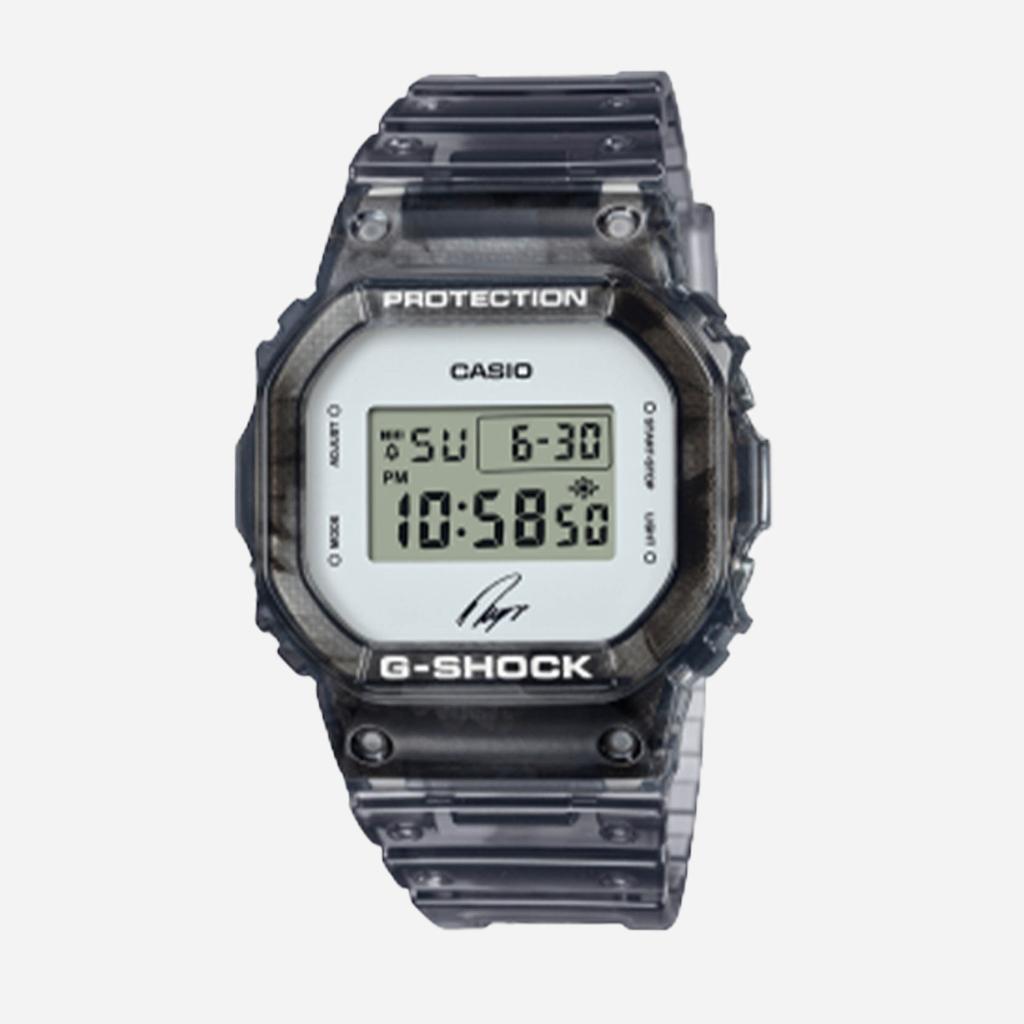 CASIO G SQUAD Quartz Movement Resin Strap Watch Men's Watches Gray Dial DW-5600RI22-1JR