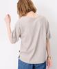 Petit Honfleur Soccer Stripe Pullover Beige Women's 521120,