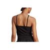 Adidas Originals Letter Logo Striped Tank Top Women Tops Black IB7302