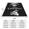 Soft Warm Blanket Airplane Travel Island Shrimp Flamenco Singer Throw Blanket Black Flannel Bedspread Couch Chair Sofa Bed Cover