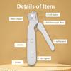Dog Nail Clippers with LED Lights Low Noise Dog Nail Grinder with 3 Grinding Port for Large Medium Small Cats Dogs Pet Nail Trimmer Cutters