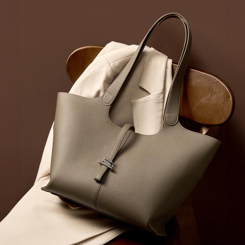 Hifashion Luxury Genuine Leather Large Underarm Shoulder Bags For Women 2025 Trend Designer ShopperTotes Office Ladies Handbags