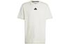 T Shirts Men's White Crew Neck Moderate Straight Fit IR5173