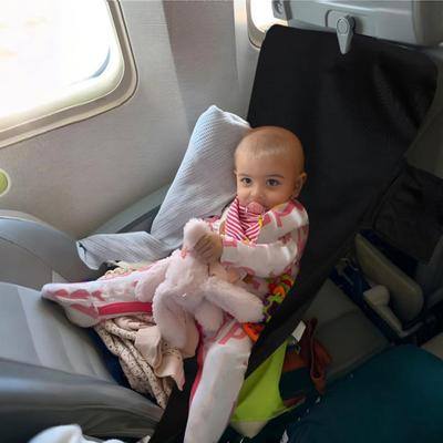 Taşınabilir Bebek Uçağı Hamak Katlanabilir Bebek Uçak Koltuğu Uyku Yatağı Ayarlanabilir Çocuk Uçak Ayak Dayama Hamak Seyahat Temel Eşyaları