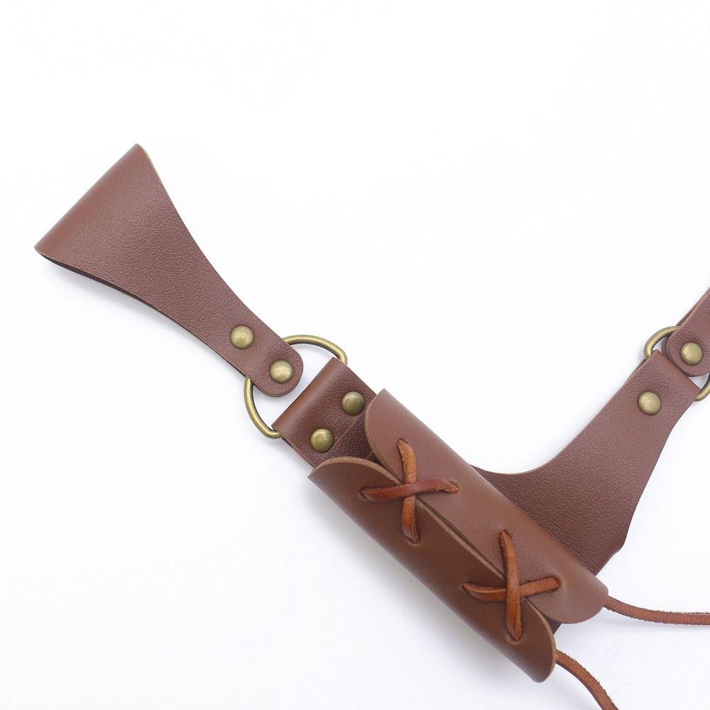 PU Leather Medieval Sword Holder Cosplay Sword Strap Durable Sword Holder Belts