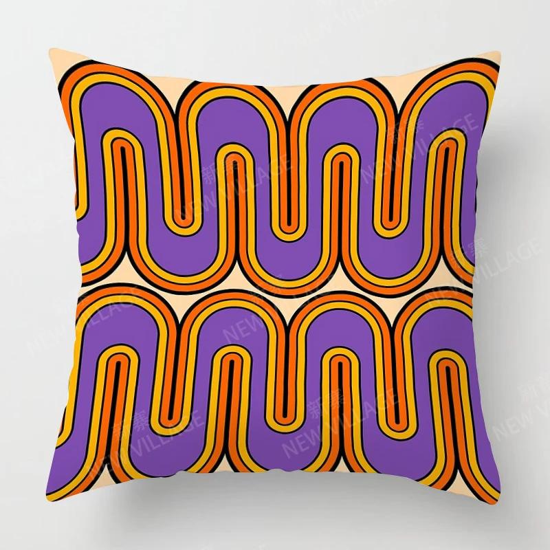 Nordic Fall Home Decor Autumn Throw Pillow Case Sofa Cushion Cover Modern 45X45Cm 45*45 50X50 60X60Cm 40*40 40X40 Geometry 60*60