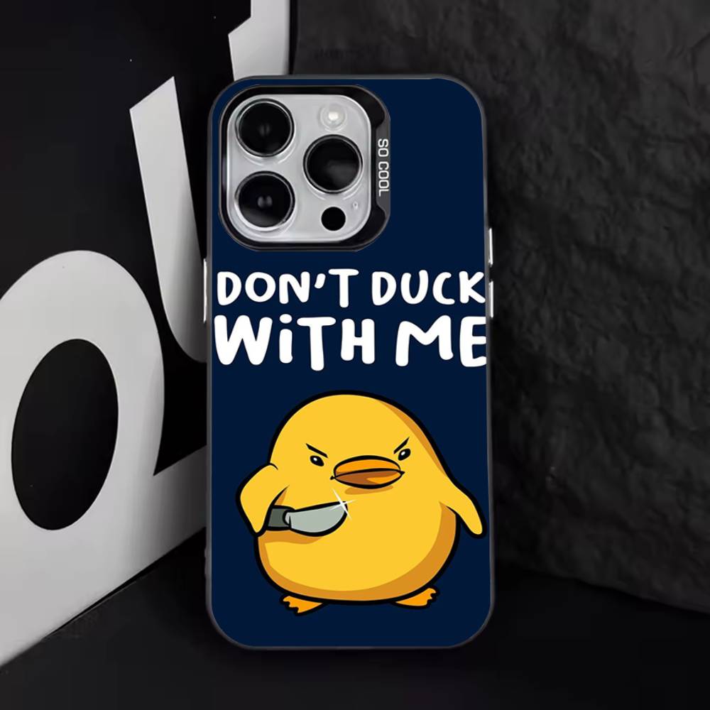 

Funny Dont Touch My Phone Case For iPhone 11,12,13,14,15,16,17,Pro,Max,Plus,E,Air,Mini IMD Matte Black iPhone17
