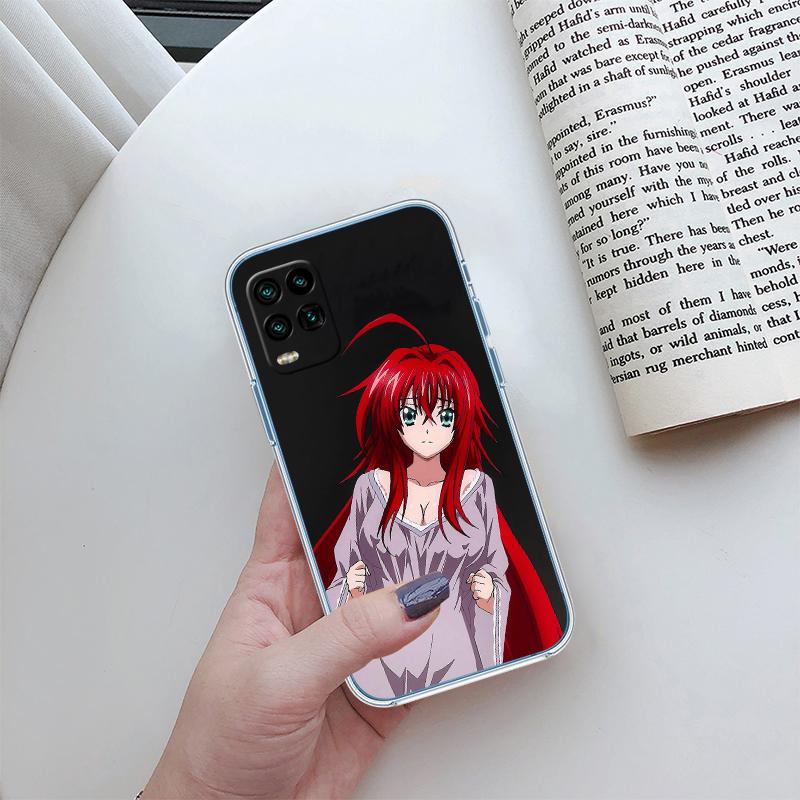 BH37 Rias Gremory Transparent Phone Case for Motorola Moto G7 G8 G9 G84 G85 G73 G24 G15 Z2 Play Power Plus