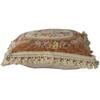 Handmade Wool Throw Pillow Cover Spanish Style Floral Decorative Cushion Case 16x16 Inch