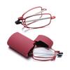Fashion Foldable Anti Blue Light Presbyopia Eyeglasses Mini Retro Reading Glasses High Quality Portable Eyewear