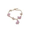 Copper Zircon Butterfly Pendant Bracelet For Women Summer 2026 Fashion Accessories