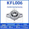 Zinc Alloy Diamond Flange Bearing KFL Series: KFL08, KFL000-KFL006