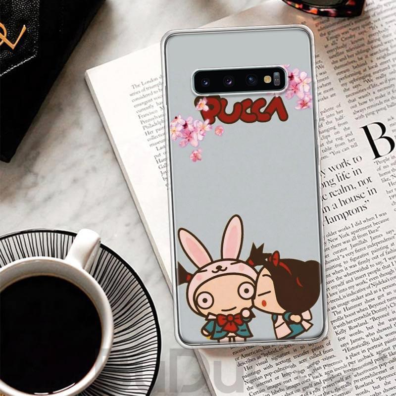 Cute Cartoon Pucca Garu Cover For Samsung Galaxy M12 M21 M30S M31 M32 Phone Case M51 M52 Note 20 Ultra 10 Plus 9 8 J4 J6 + J8 M1