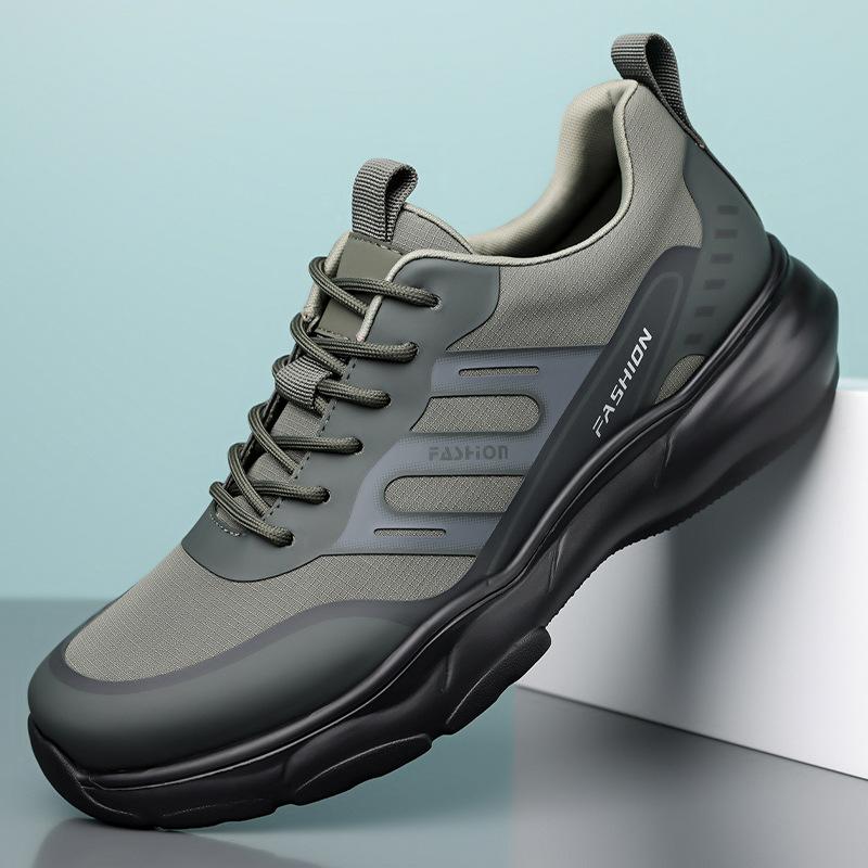 High-end sports men's shoes summer new mesh breathable versatile personalized platform jogging shoes outdoor mountaineering tide shoes