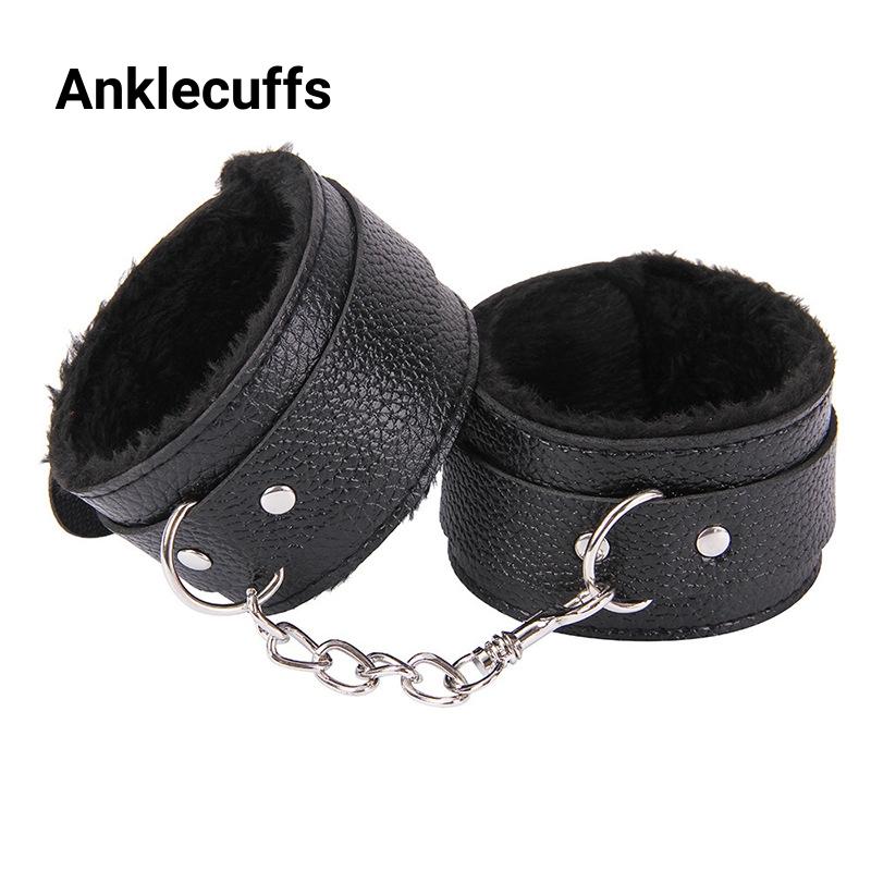 PU Leather Handcuffs Sex Bondage Restraints Wrist Hand Cuffs Product,Adult Game Toys for Women Men Products Bdsm