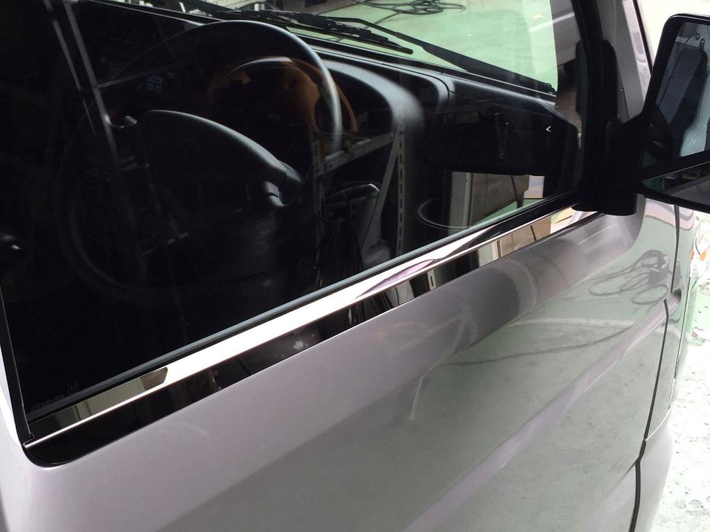 BRIGHTZ Carry Truck DA16T Finish Stainless Steel Plated Window Mould Compatible with DA and 16 Carry Trucks Ultra-Mirror (2-Piece) [WIN-SIL-057] DA16,