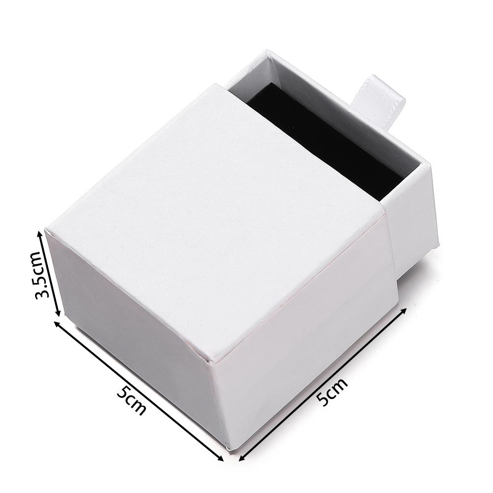 Creative Drawer Jewelry Packaging Box Necklace Ring Earing Bracelet Storage Organizer Display Stand Solid Color Paper Gift Boxes