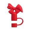 9-Piece Candy Color Straw Cap & Bow Dust Plug Set for STANLEY Cup