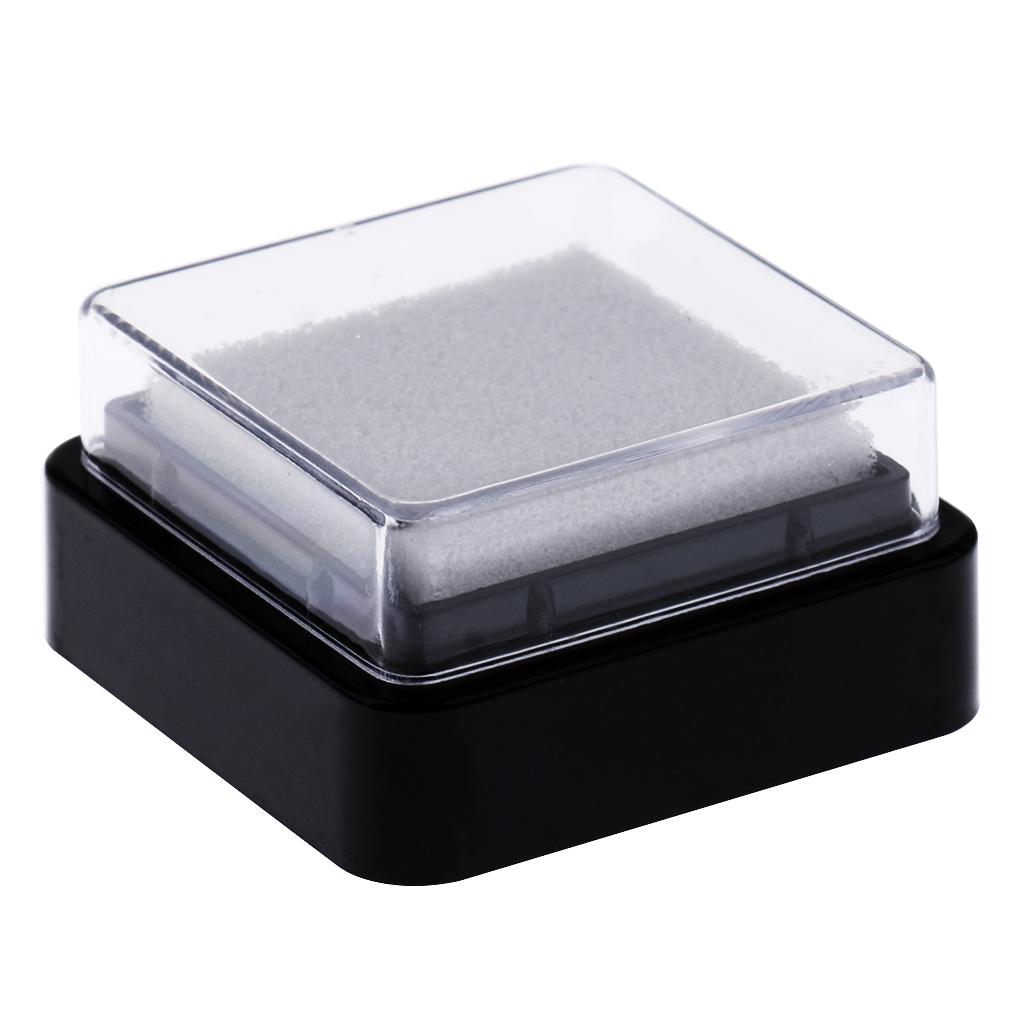 Craft Pigment Ink Pad Blank Sponge Square for Rubber Stamps Scrapbooking Paper Craft Kit for Cards and Wood