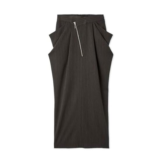 SNIDEL Asymmetrical Zip Drape Skirt SWFS254266 Women s
