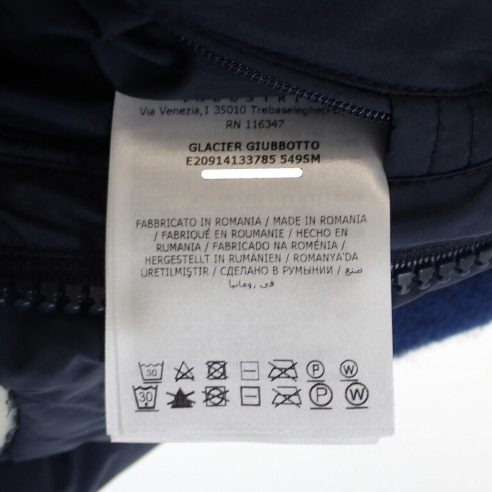 Moncler E20914133785_549SM 2 Pánská péřová bunda Námořnická modř polyester